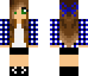 edited girl with bow