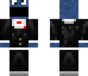 cookie monster in an tux's