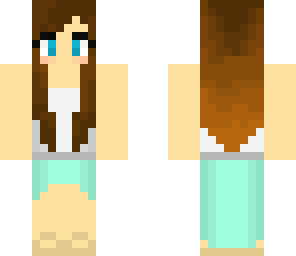 high low skirt girl