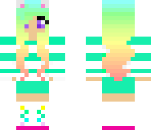 rainbow girl