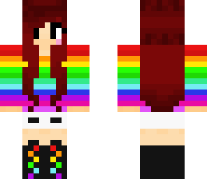 rainbow girl