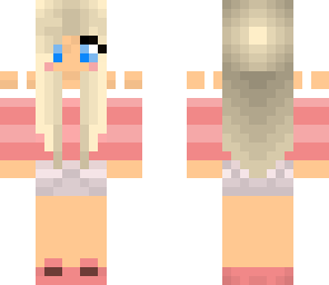 pink stripe girl