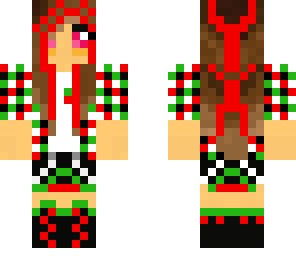 cristmas farmer girl