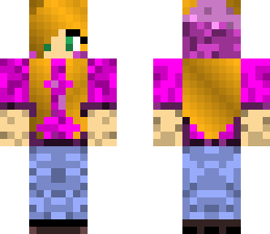 purple hoodie girl green eye
