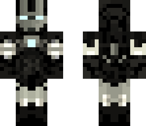 black and white iron man