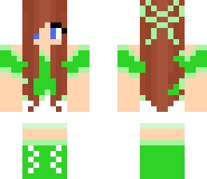 green ribbon girl
