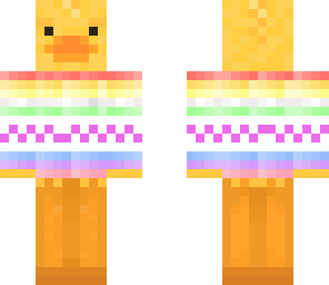 duck in sweater