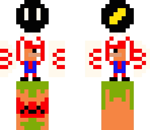 mario and bob-omb