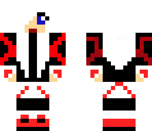 black and red girl