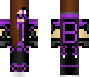 cool purple girl