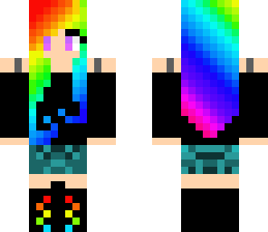 rainbow girl