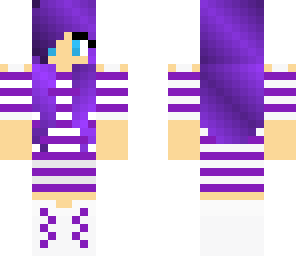 pretty purple girl