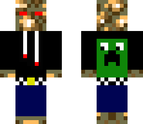 glowstone with redstone black man
