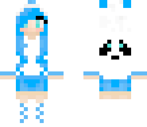 bleu panda girl