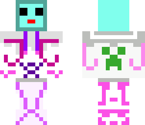 girl blue slime