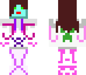girl blue slime