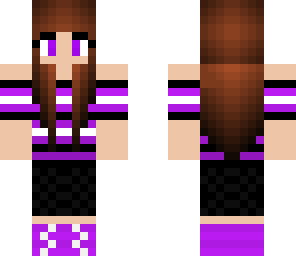 casual girl purple edit
