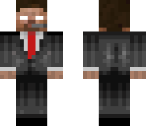 herobrine con traje y accesorio