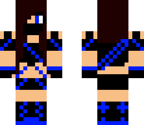 dark blue ninja girl