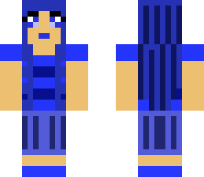blue girl