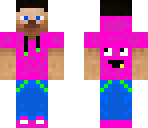 cool pink steve