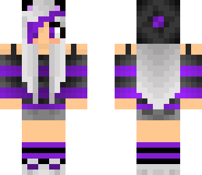 purple cat girl