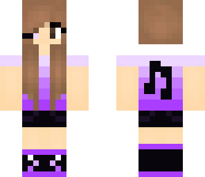purple music girl