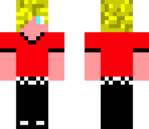 cool blonde boy red t-shirt better version