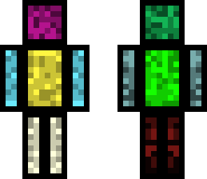 rainbow cube man