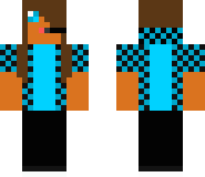 blue gamer girl