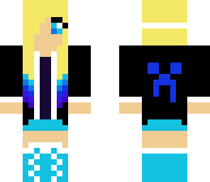 blue-black girl