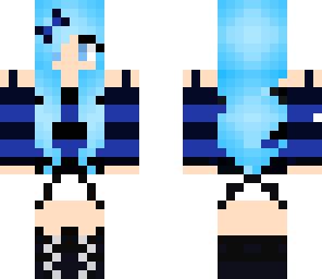 blue hair
