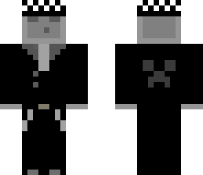 black and white slime