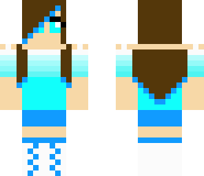 blue girl