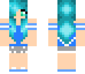 pretty blue girl