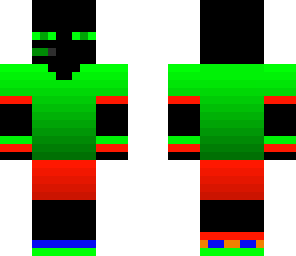 red and green enderman