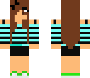 update of cute brunette girl skin