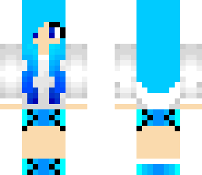 cute blue girl