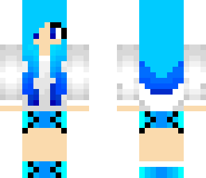 cute blue girl
