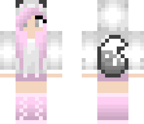 pink wolf girl