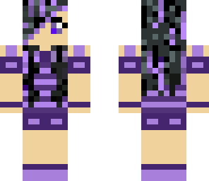 purple crazy girl