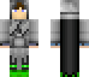 a cloaked man
