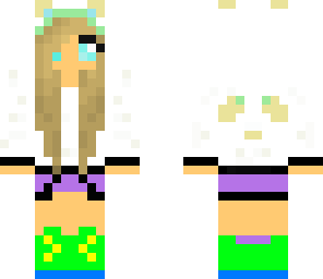rainbow panda girl my first skin