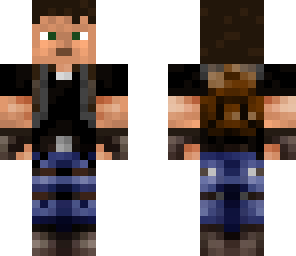 adventurer with black t-shirt