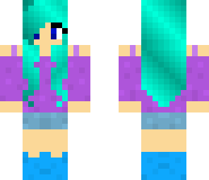 turquoise girl
