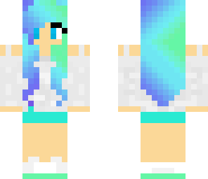 blue girl