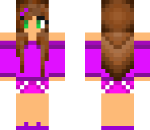 cute gamer girl purple