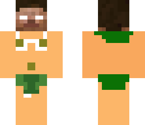 herobrine in a speedo