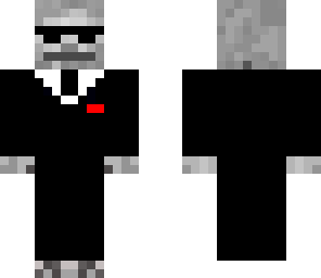 skeleton business man
