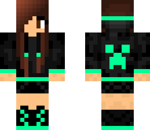 emerald creeper girl